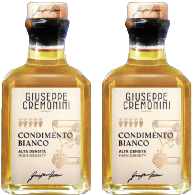 쥬세페크레모니니 화이트 콘디멘토 발사믹 5 그레이프, 250ml, 2개