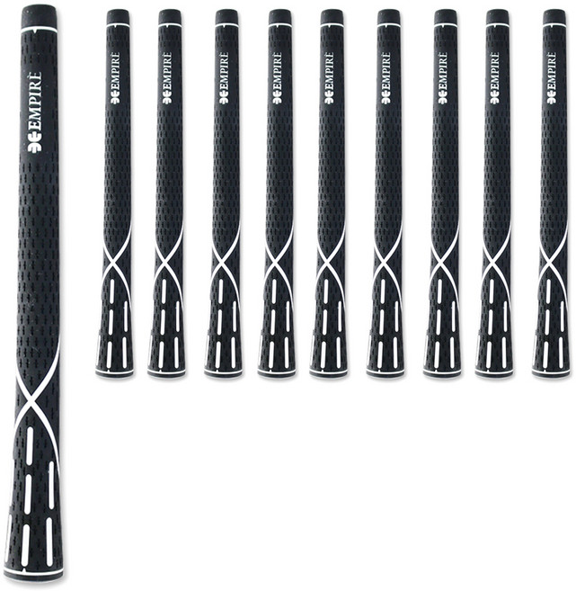 엠파이어 남성용 골프그립 G25728M, 블랙, 10개