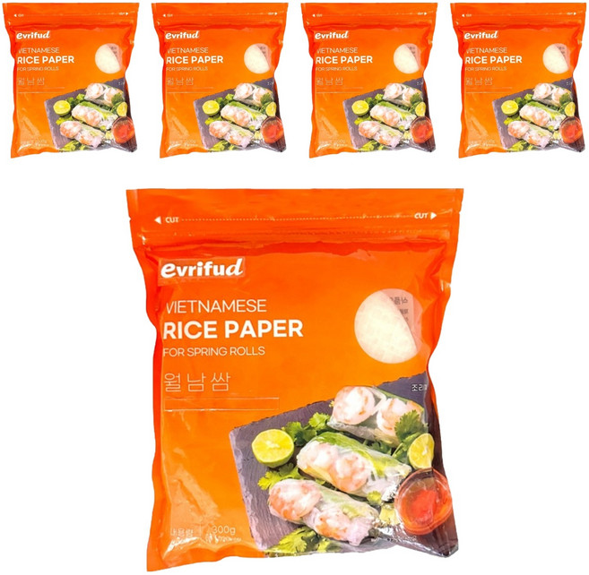 Cook Shop 圓形越南春捲米紙, 300g, 5個