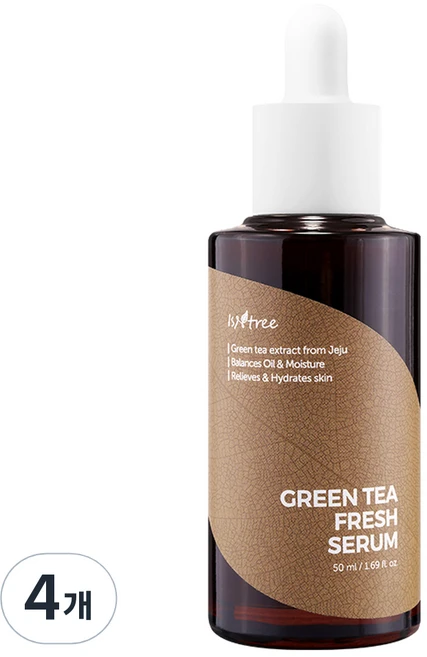 이즈앤트리 그린티 프레쉬 세럼, 50ml, 4개 - 쿠팡