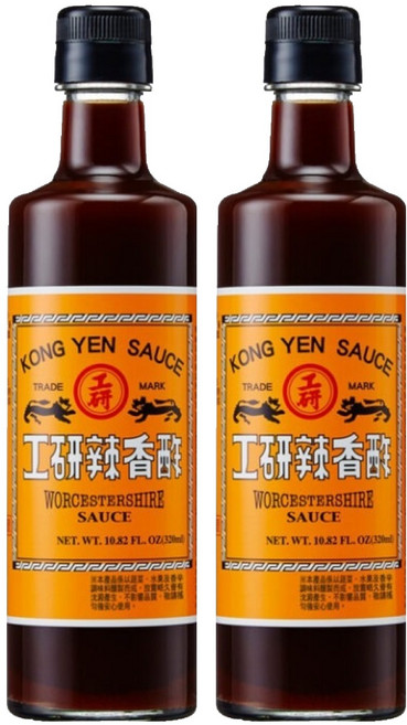 KONG YEN 工研 辣香醋320ml, 320ml, 2入