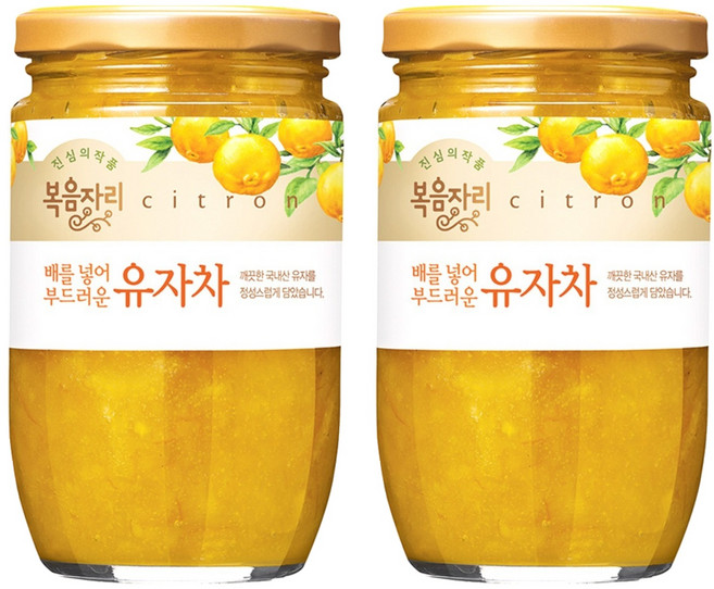 복음자리 배를 넣어 부드러운 유자차, 480g, 1개입, 2개