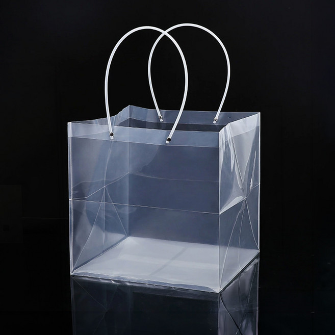 PVC 대형 투명 포장 비닐쇼핑백, (사각)오버사이즈, 2개