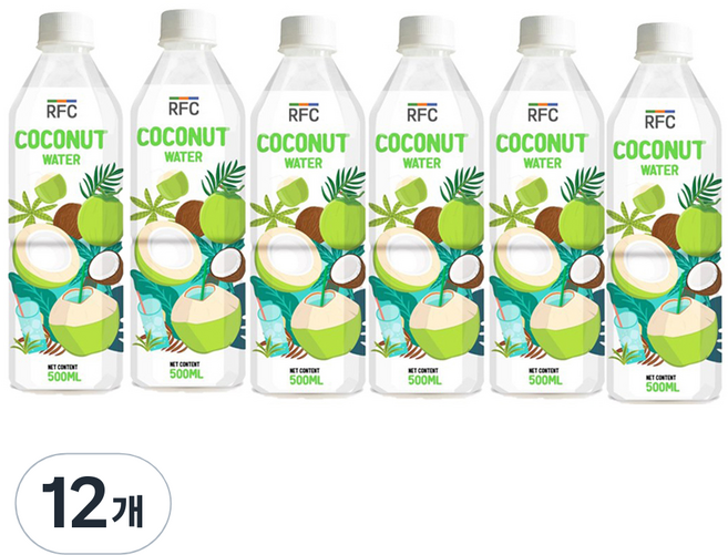 RFC 코코넛워터, 500ml, 12개