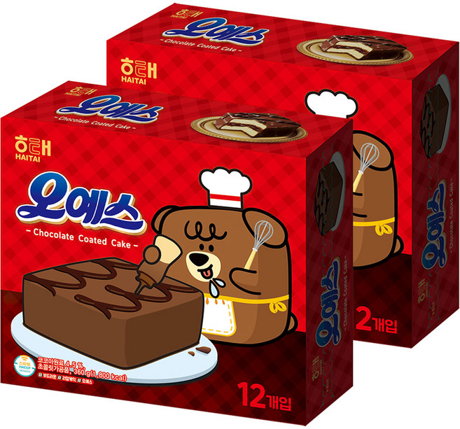 해태제과 오예스, 360g, 2개