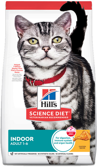 힐스사이언스다이어트 어덜트 고양이 기능성 사료, 인도어, 1.58kg, 1개