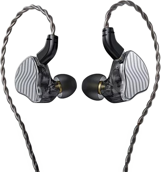 FIIO 飛傲 Wired 完全耳道式 耳機 一圈兩鐵 CIEM 可換線 銀黑色 JH3
