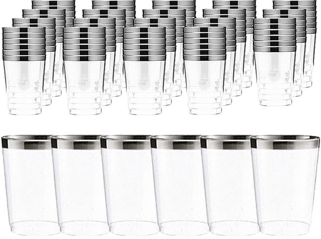 쓱싹 아리아 플라스틱 다회용 소주잔 60ml, 6개입, 20개