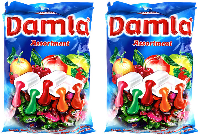 담라 어쏘티드 소프트캔디, 1kg, 2개