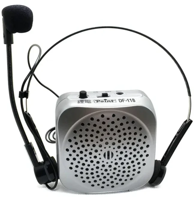 Point 波音特 迷你教學麥克風 5w擴音機 240g, DF-118, 銀色, 1台