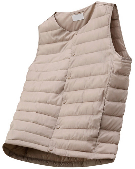 해리슨 라운드넥 경량 패딩 조끼 HA-1010 THE1012