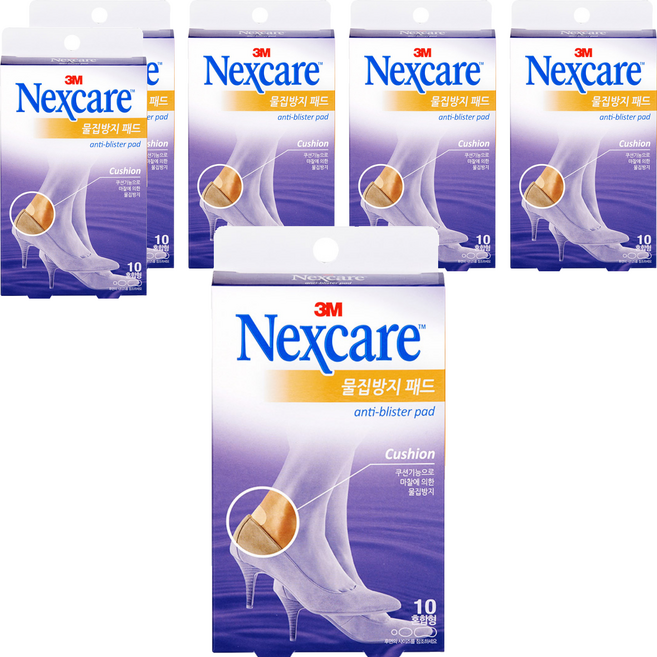 넥스케어 물집방지패드 혼합형 10매, 6세트
