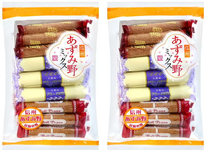 小宮山製菓 歐風三色蛋捲, 144g, 2袋