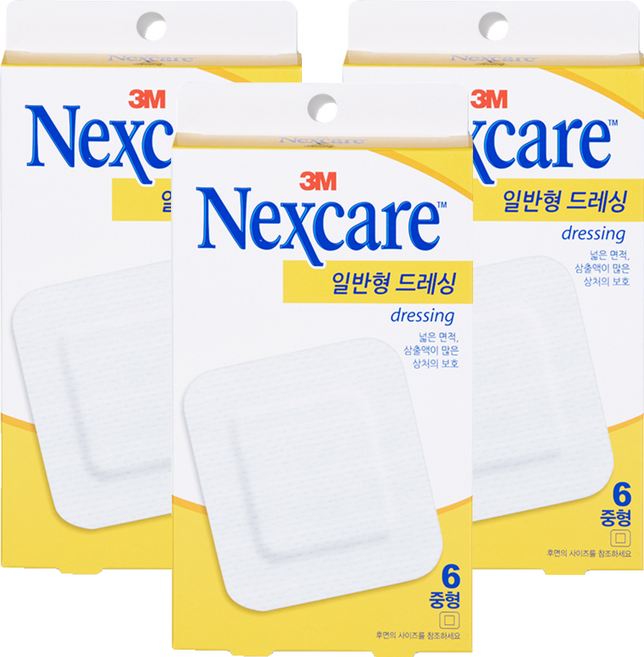 넥스케어 일반 드레싱 밴드 중형, 3개