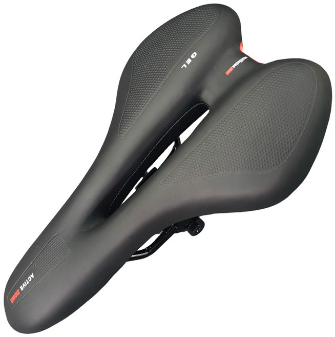 BTR 자전거 쿠션 안장 SA-10, 블랙, 1개
