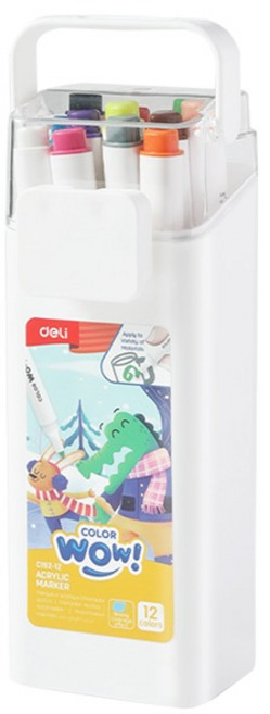 델리 다용도 워터프루프 휴대케이스 아크릴마카, 1개, 12색