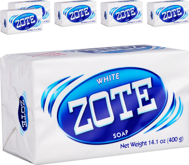 조트 세탁비누 화이트, 400g, 6개