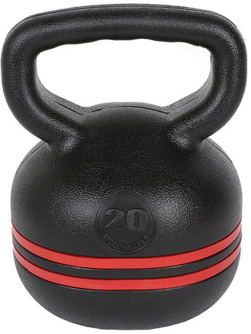 아리프 레드라인 케틀벨, 블랙 + 레드, 20kg, 1개