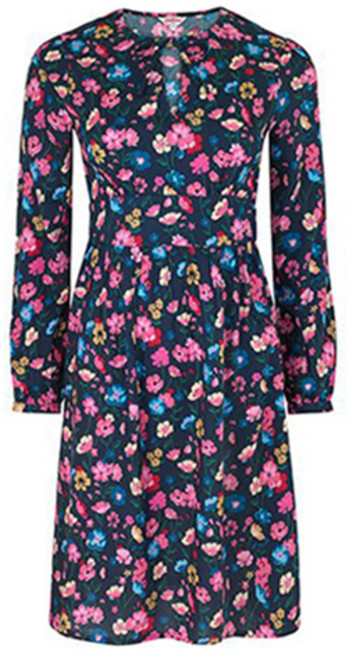 Cath Kidston 長袖T恤Park Meadow洋装, Navy