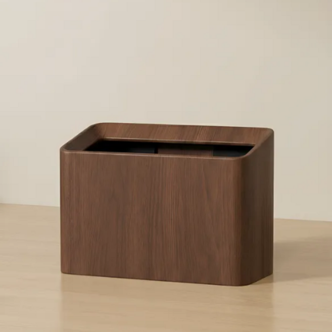 미니 인테리어 쓰레기통, 월넛