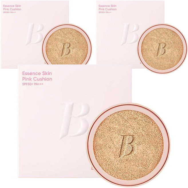 바닐라코 에센스 스킨 핑크 쿠션 리필 12g, 21호 누드, 3개