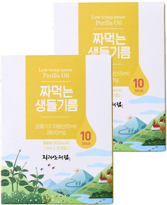 행복한 정은씨의 짜먹는 생들기름, 5ml, 20개