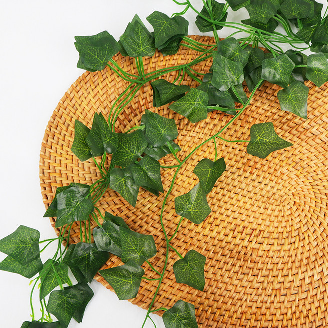 마메 담쟁이넝쿨 조화 플랜트 가랜드, 혼합색상, 6개