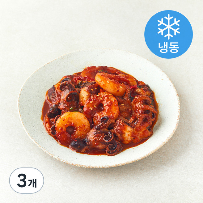 알찬해 바로바로 쭈새우 볶음 (냉동), 450g, 3개