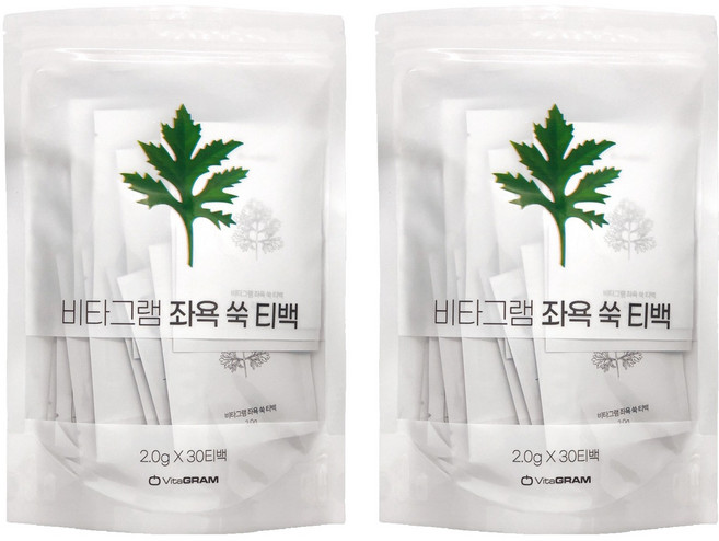 비타그램 좌욕용 쑥 티백 2g, 60개
