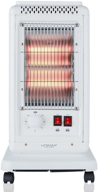 유니맥스 타이머 오방향 전기난로, UMH-2918TW, 화이트