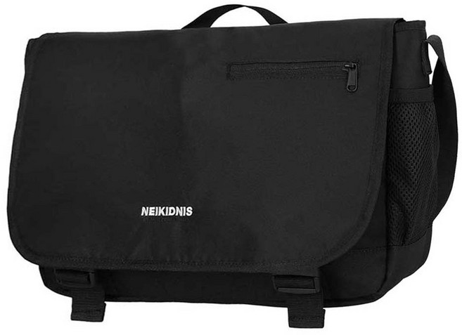 NEIKIDNIS 男女通用 Essential 郵差包, 黑色