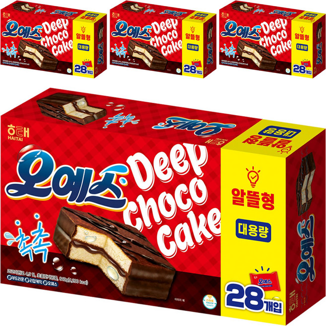 해태제과 오예스 28p, 840g, 4개