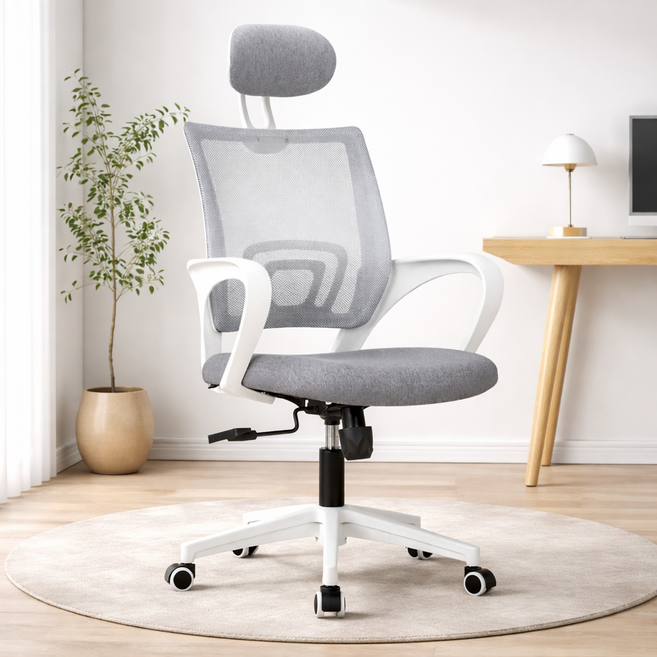 네오체어 메쉬 사무용 게이밍 컴퓨터 의자 CPS-H, 그레이