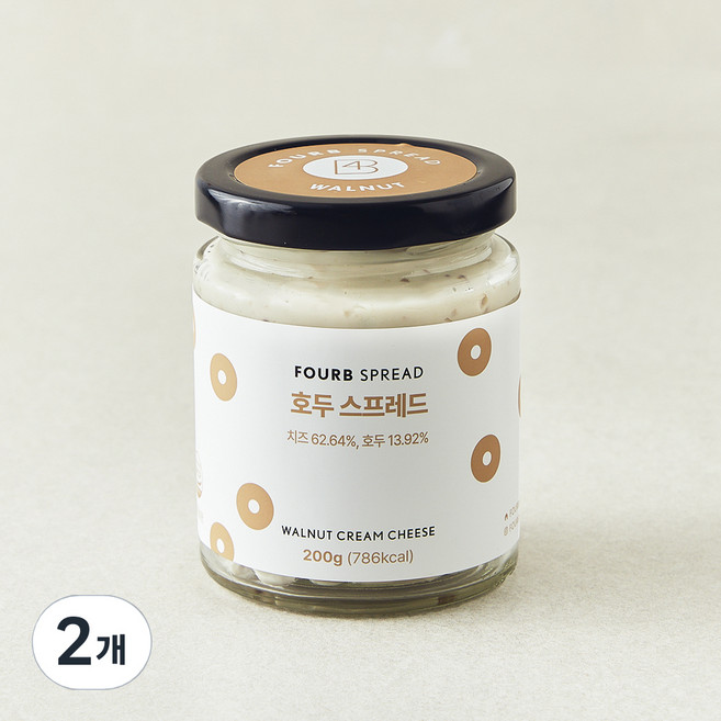 포비 호두 스프레드, 2개, 200g