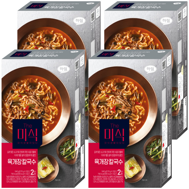 더미식 육개장 칼국수 270g, 8개