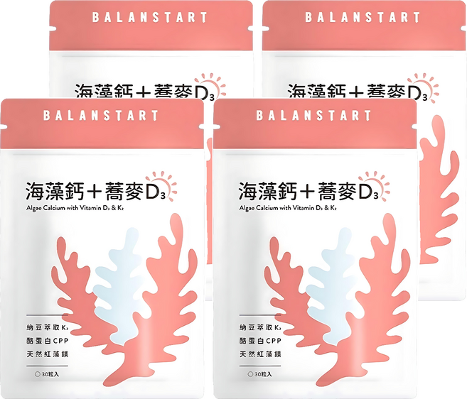 永豐 人可和 海藻鈣蕎麥D3, 30顆, 4入