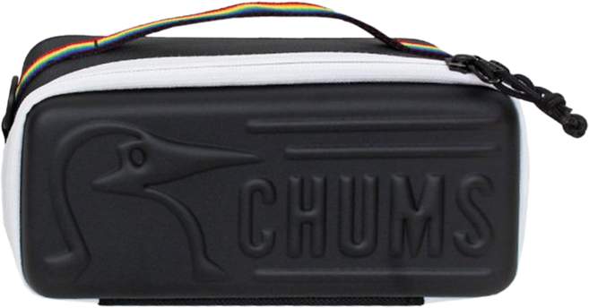 CHUMS Multi Hard Case 收納盒, 黑色, 3層, 1入