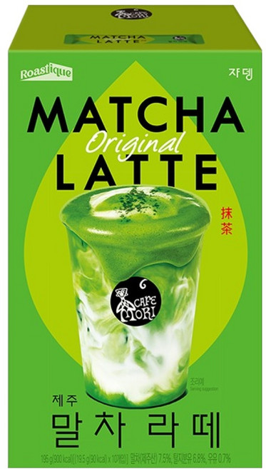 까페모리 로스티크 말차 라떼 오리지날, 19.5g, 10개입, 1개