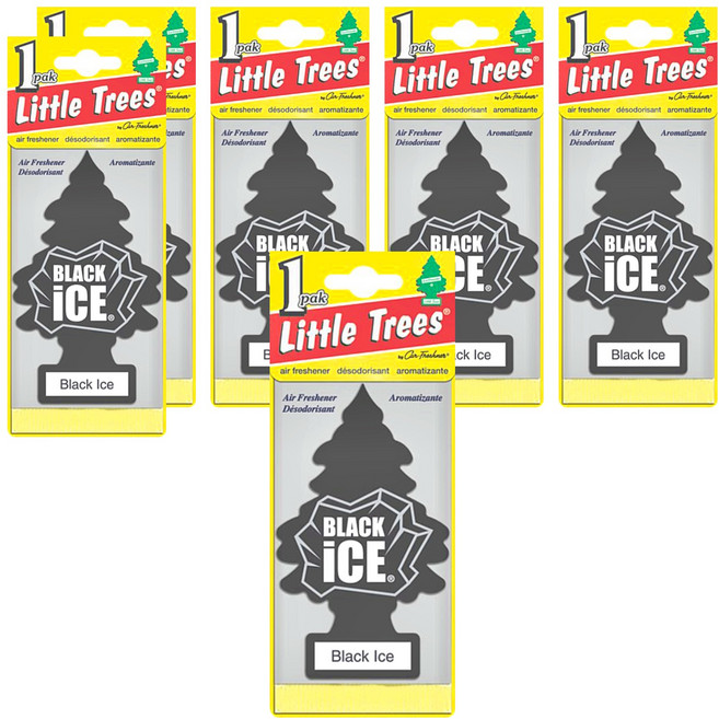 Little Trees 小樹香片 香氛卡, 黑鑽, 7g, 6片