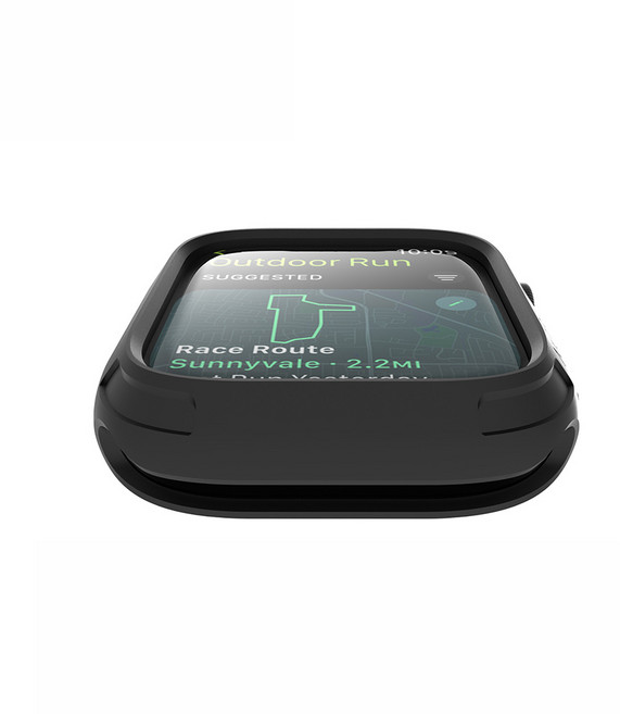 加拿大 elkson apple watch series 9/8/7 quattro 2.0 軍規級防水耐震保護殼45mm-神秘黑, 1入, 神秘黑