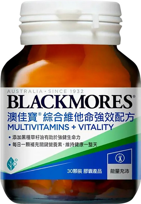 BLACKMORES 澳佳寶 綜合維他命強效配方膠囊, 30顆, 1罐