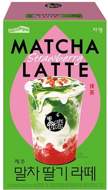 까페모리 로스티크 말차 딸기 라떼, 21.8g, 10개입, 1개