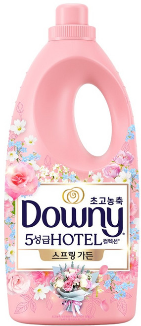 다우니 초고농축 5성급 호텔 컬렉션 섬유유연제 스프링 가든 본품, 2L, 1개