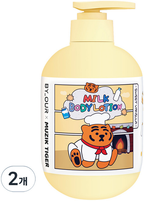 바이아우어 밀크 바디로션 스위트바닐라향, 500ml, 2개