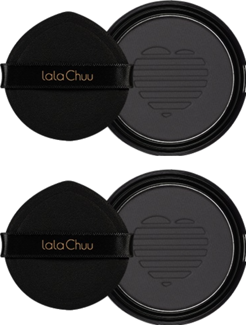 라라츄 볼륨 헤어쿠션섀도 리필 15g, 2개, 내추럴블랙