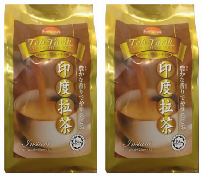 Sunrise Day 初陽 印度拉茶, 25g, 12包, 2袋