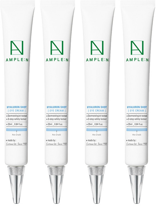 코리아나 앰플엔 히알루론샷 아이크림2, 25ml, 4개