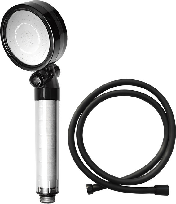 대림바스 디클린 온오프 샤워기 + 튜브형 샤워줄, 1개, 블랙