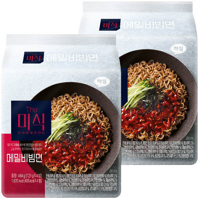 더미식 메밀 비빔면 121g, 8개