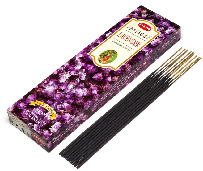 HEM 골드 에디션 스틱 인센스 100p, 라벤더 - 쿠팡
